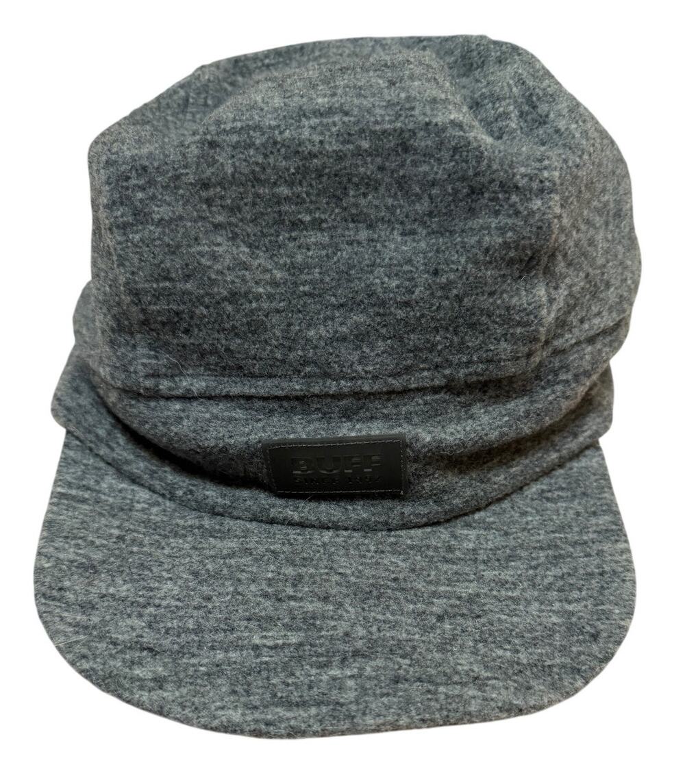 Buff Wool Winter Baseball Style Hat - Gray
